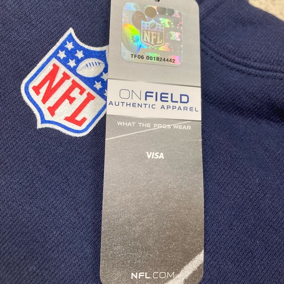 NFL on field apparel line team Patriots men’s hoodie - Picture 4 of 4